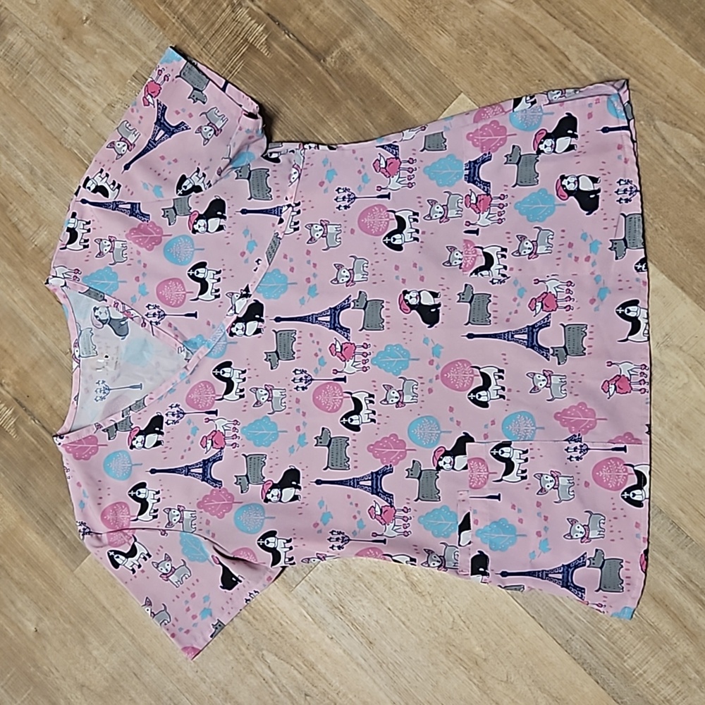 Dogs scrub top